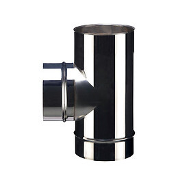 Té nu 90° inox diamètre 150mm
