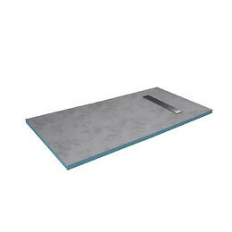 Receveur a carreler showerplate caniveau 90x160cm