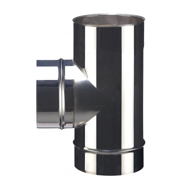 Té nu 90° inox diamètre 150mm