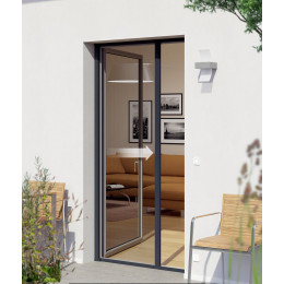 Enrouleur porte anthracite 160x225cm