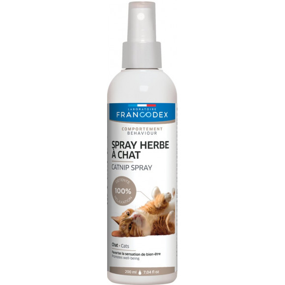 Spray à l'herbe à chat pour chaton et chat 200ml