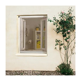 Moustiquaire enroulable recoupable alu Blanc 160x130cm