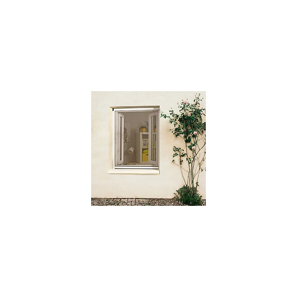 Moustiquaire enroulable recoupable alu Blanc 160x130cm