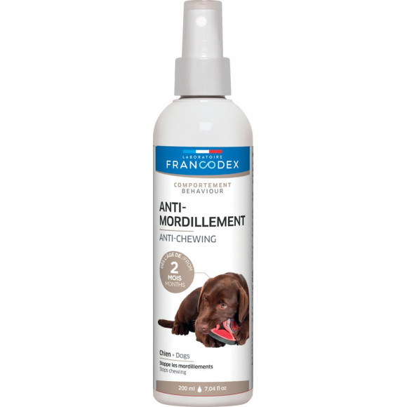 Spray anti mordillement chiot et chien 200ml