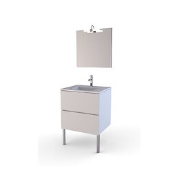 Meuble salle de bain AURLANE Simply 60 blanc