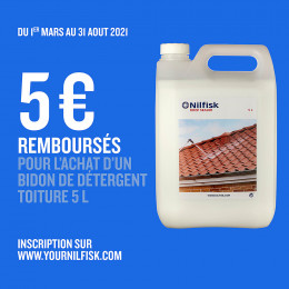 Détergent pour nettoyage de toit NILFISK 5L