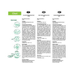 E.collier chat rouge 35cm