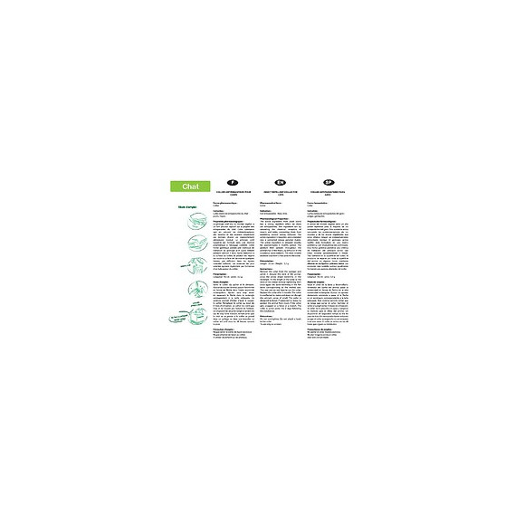 E.collier chat rouge 35cm