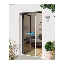 Enrouleur porte alu blanc 140x225cm