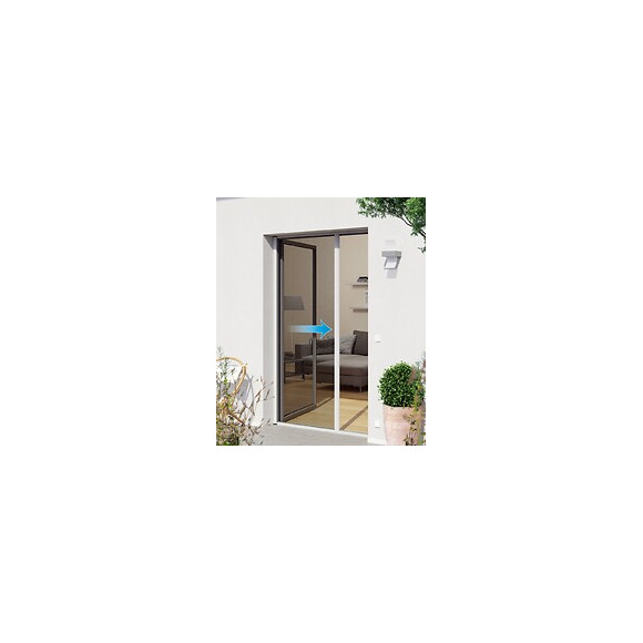 Enrouleur porte alu blanc 140x225cm