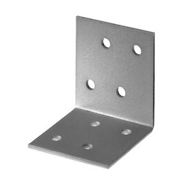 Equerre multi-trous galvanisée sendzimir 100x100x100mm