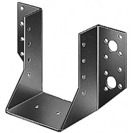 Support U ailes extérieures galvanisé sendzimir 100x140mm