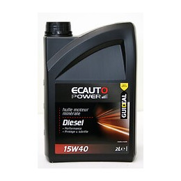 Huile 15W40 diesel 2 litres
