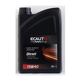 Huile 15W40 diesel 2 litres