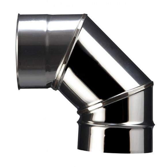 Coude à facettes 90° soudé inox diamètre 150mm