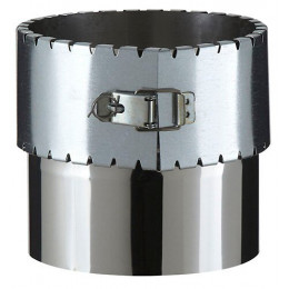 Raccord haut cheminée diamètres 200-180mm