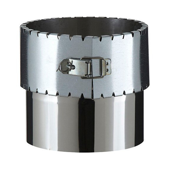 Raccord haut cheminée diamètres 200-180mm