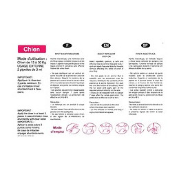 2 pipettes antiparasitaires ESSENTIEL Eco Spot pour chien