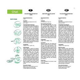 Collier antiparasitaire ""E-collier"" pour chat