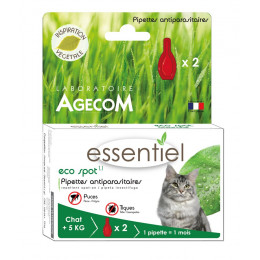 Pipettes antiparasitaires pour chat