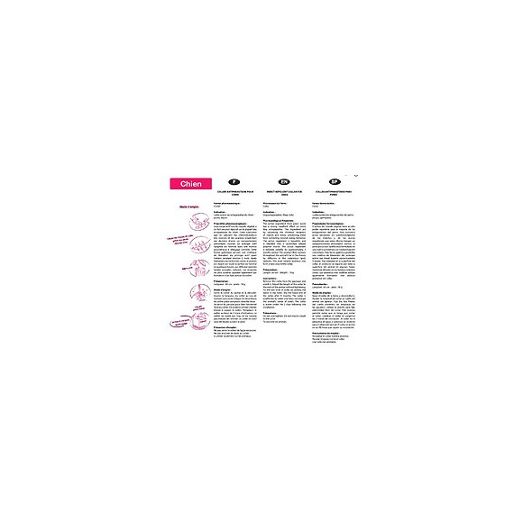 E.collier chien noir 60cm