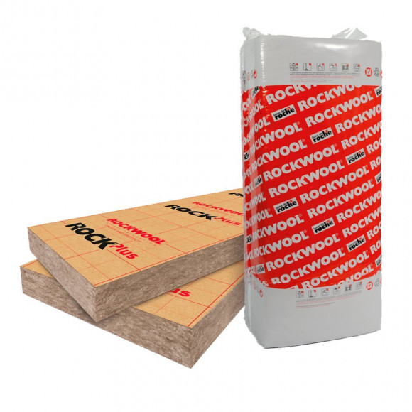 Panneau laine de roche ROCKPLUS KRAFT 1350x600x75mm