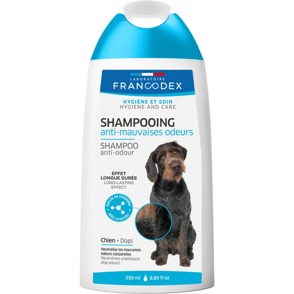Shampooing anti-mauvaises odeurs chien 250ml