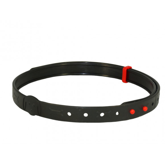E.collier chien noir 60cm