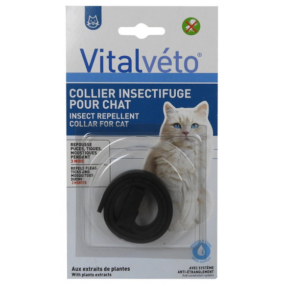 Collier antiparasitaire pour chat durée 3 mois