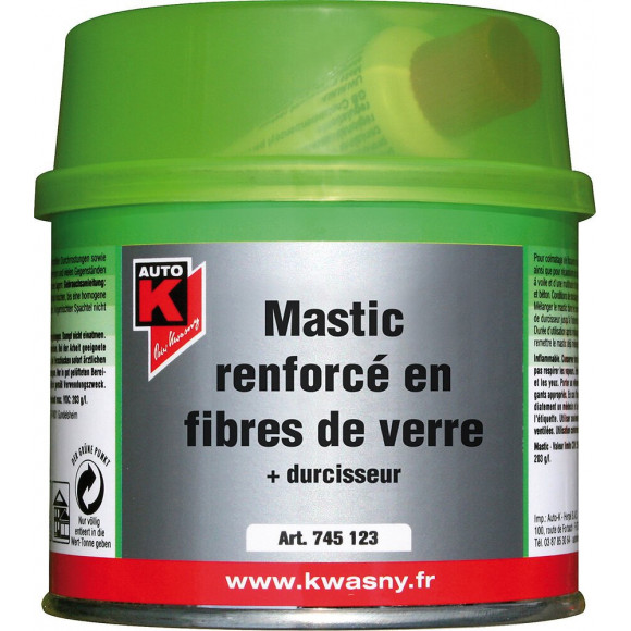 Mastic renforcé en fibre de verre 250g + durcisseur