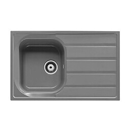 Evier SMC Nevada 1 Bac 1 égouttoir 81X50 Béton