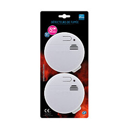 Lot de 2 détecteurs de fumée NF OTIO