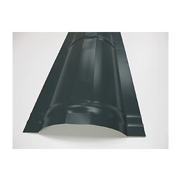Faîtière anthracite pour panneau tuiles acier 210cm