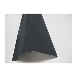 Rive anthracite pour panneau tuiles acier 120cm