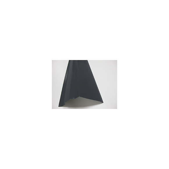 Rive anthracite pour panneau tuiles acier 120cm