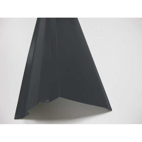 Rive anthracite pour panneau tuiles acier 120cm