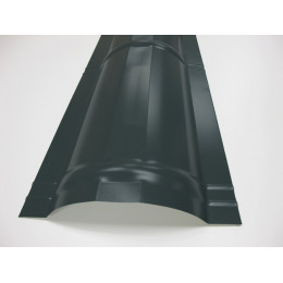 Faîtière anthracite pour panneau tuiles acier 210cm