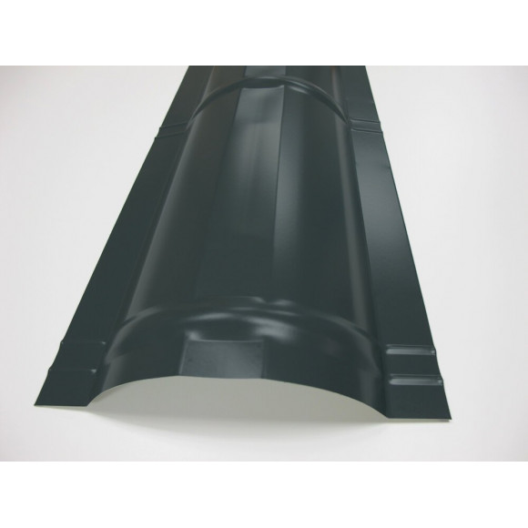 Faîtière anthracite pour panneau tuiles acier 210cm
