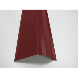 Rive brun-rouge pour panneau tuiles acier 120cm