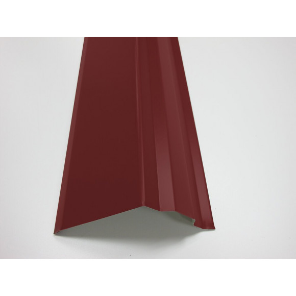 Rive brun-rouge pour panneau tuiles acier 120cm