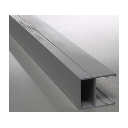 Profil de bordure monobloc aluminium blanc 32mm 4m