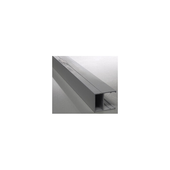 Profil de bordure monobloc aluminium blanc 32mm 4m