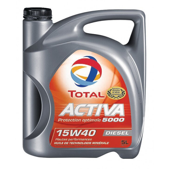 Huile Activa 5000 15W40 Diesel 5L