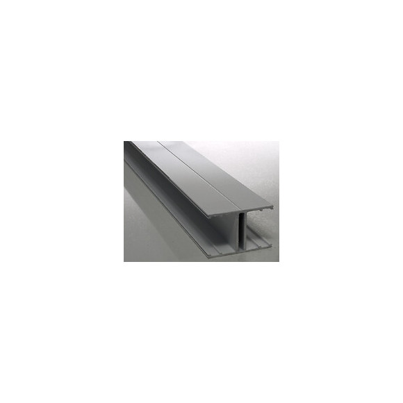 Profil de jonction monobloc aluminium blanc 32mm 4m