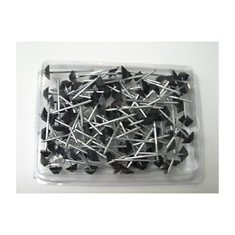 100 pointes noires pour toiture bitume