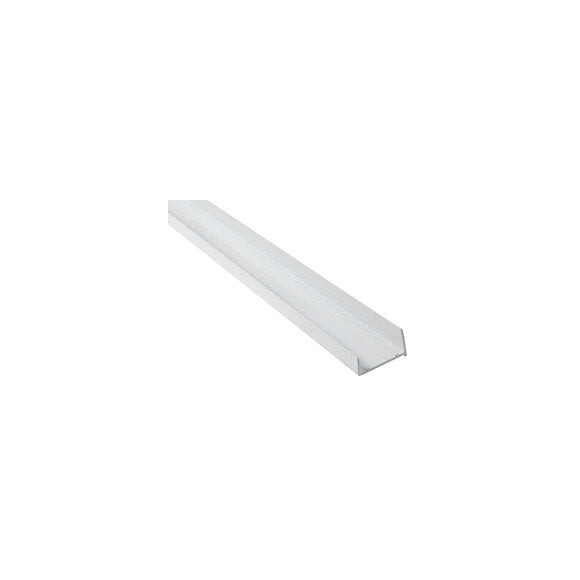 Profil obturateur monobloc aluminium blanc 32mm 1.25m