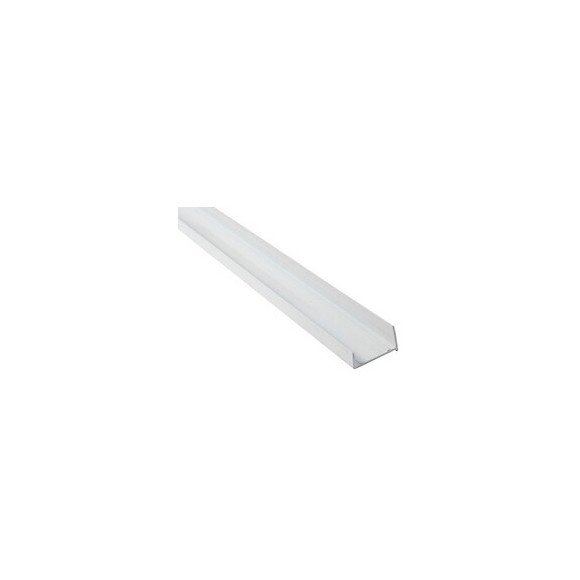 Profil obturateur monobloc aluminium blanc 32mm 1.25m