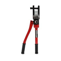 Dcraft - Presse Hydraulique - Longueur 470 Mm - Force D'écrasement 10 T/100 Kn - Sertisseuse Hydraulique Manuelle - Rouge