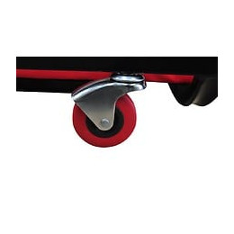 Chariot De Visite Réglable Avec 6 Roulettes -