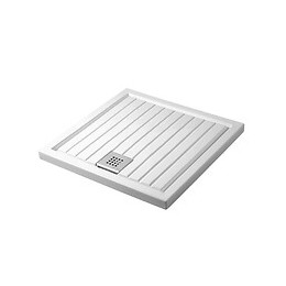 Receveur De Douche 90x90 À Poser Large Rainuré